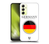 Head Case Designs Germany German Deutschland Flag Bandiere E Toppe Custodia Cover Dura per Parte Posteriore Compatibile con Samsung Galaxy A34 5G