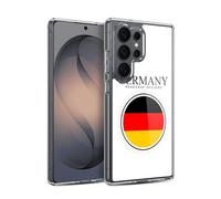 Head Case Designs Germany German Deutschland Flag Bandiere E Toppe Custodia in Gel [Protezione di Grado Militare] Compatibile con Samsung Galaxy S26 Ultra