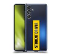 Head Case Designs Giallo Studenti Guidatori Segni Custodia Cover in Morbido Gel Compatibile con Samsung Galaxy M55 5G