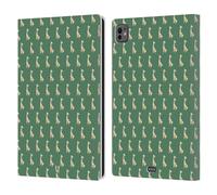 Head Case Designs Giraffa Verde Stampe Animali Tangram Custodia Portafoglio in Pelle Compatibile con Apple iPad PRO 11 M4 2024
