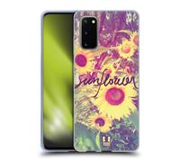 HEAD CASE DESIGNS GIRASOLE CUSTODIA COVER MORBIDA IN GEL PER SAMSUNG TELEFONI 1