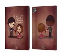 Head Case Designs Give You My Heart La Luce Dell'Amore Custodia Portafoglio in Pelle Compatibile con Apple iPad PRO 13 M4 2024