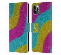 HEAD CASE DESIGNS GLITTER CUSTODIA COVER A PORTAFOGLIO PER APPLE iPHONE TELEFONI