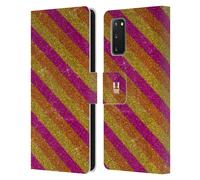 HEAD CASE DESIGNS GLITTER CUSTODIA COVER A PORTAFOGLIO PER SAMSUNG TELEFONI 1