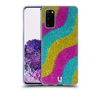 HEAD CASE DESIGNS GLITTER CUSTODIA COVER MORBIDA IN GEL PER SAMSUNG TELEFONI 1
