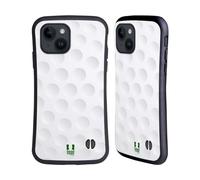 Head Case Designs Golf Palle da Collezione Custodia Cover Ibrida Compatibile con Apple iPhone 15