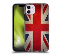 Head Case Designs Great Britain UK Bandiere dei Paesi Grunge 1 Custodia Cover Dura per Parte Posteriore Compatibile con Apple iPhone 11