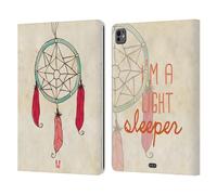 Head Case Designs Heavy Dreamer Acchiappasogni Custodia Portafoglio in Pelle Compatibile con Apple iPad PRO 13 M4 2024