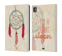 Head Case Designs Heavy Dreamer Acchiappasogni Custodia Portafoglio in Pelle Compatibile con Apple iPad PRO 11 M4 2024