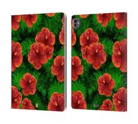 Head Case Designs Ibisco Floreale Paradiso Tropicale Custodia Portafoglio in Pelle Compatibile con Apple iPad PRO 13 M4 2024
