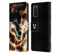 HEAD CASE DESIGNS INCENDIO NEI BOSCHI CUSTODIA COVER A PORTAFOGLIO PER SAMSUNG 1