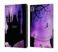 Head Case Designs Infestato Paesaggi da Sogno Silhouettes Custodia Portafoglio in Pelle Compatibile con Apple iPad PRO 11 M4 2024