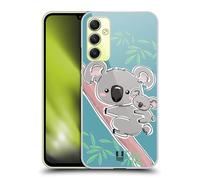 Head Case Designs Koala Animali E Cuccioli Custodia Cover Dura per Parte Posteriore Compatibile con Samsung Galaxy A34 5G
