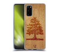 HEAD CASE DESIGNS LEGNARTE CUSTODIA COVER MORBIDA IN GEL PER SAMSUNG TELEFONI 1
