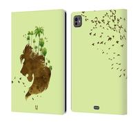 Head Case Designs Leone Silhouette Animali Selvaggi Custodia Portafoglio in Pelle Compatibile con Apple iPad PRO 11 M4 2024