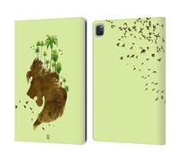 Head Case Designs Leone Silhouette Animali Selvaggi Custodia Portafoglio in Pelle Compatibile con Apple iPad PRO 13 M4 2024
