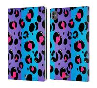 Head Case Designs Leopardo Nail Art Custodia Portafoglio in Pelle Compatibile con Apple iPad PRO 11 M4 2024