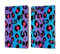 Head Case Designs Leopardo Nail Art Custodia Portafoglio in Pelle Compatibile con Apple iPad PRO 13 M4 2024