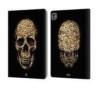 Head Case Designs Leopardo Teschi Animali Stampe Custodia Portafoglio in Pelle Compatibile con Apple iPad PRO 13 M4 2024