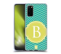 HEAD CASE DESIGNS LETTERE CUSTODIA COVER MORBIDA IN GEL PER SAMSUNG TELEFONI 1