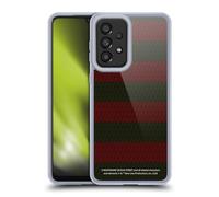 Head Case Designs Licenza Ufficiale A Nightmare On Elm Street: Freddy's Dead Maglione Pattern Grafica Custodia in Gel [Protezione di Grado Militare] Compatibile con Galaxy A33 5G (2022)