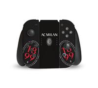 Head Case Designs Licenza Ufficiale AC Milan 1899 smisurato Arte Vinile Sticker Gaming Pelle Adesivo Compatibile con Nintendo Switch Joy-con Controller