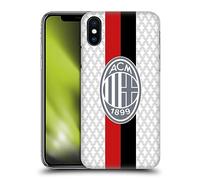 Head Case Designs Licenza Ufficiale AC Milan Away Kit per Stemma 2023/24 Custodia Cover Dura per Parte Posteriore Compatibile con Apple iPhone X/iPhone XS
