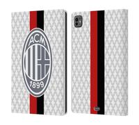 Head Case Designs Licenza Ufficiale AC Milan Away Kit per Stemma 2023/24 Custodia Portafoglio in Pelle Compatibile con Apple iPad PRO 11 M4 2024