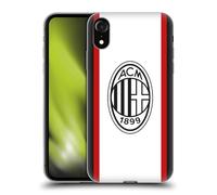 Head Case Designs Licenza Ufficiale AC Milan Away Kit per Stemma 2024/25 Custodia Cover in Morbido Gel Compatibile con Apple iPhone XR