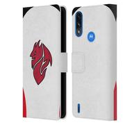 Head Case Designs Licenza Ufficiale AC Milan Away Kit per Stemma 2025/26 Custodia Portafoglio in Pelle Compatibile con Moto E7 Power/Moto E7i Power
