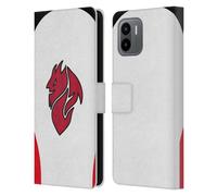 Head Case Designs Licenza Ufficiale AC Milan Away Kit per Stemma 2025/26 Custodia Portafoglio in Pelle Compatibile con Xiaomi Redmi A2