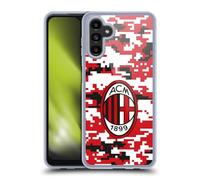 Head Case Designs Licenza Ufficiale AC Milan Camouflage Digitale Modelli Cresta Custodia in Gel [Protezione di Grado Militare] Compatibile con Samsung Galaxy A13 5G (2021)