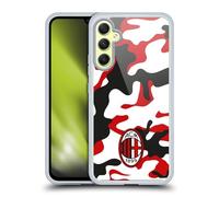 Head Case Designs Licenza Ufficiale AC Milan Camouflage Modelli Cresta Custodia in Gel [Protezione di Grado Militare] Compatibile con Samsung Galaxy A34 5G