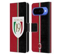 Head Case Designs Licenza Ufficiale AC Milan Campioni Di Scudetto 2022/23 Custodia Portafoglio in Pelle Compatibile con Google Pixel 10
