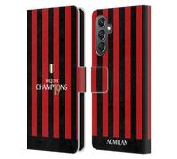 Head Case Designs Licenza Ufficiale AC Milan Campioni Scudetto Home Kit 2022/23 Custodia Portafoglio in Pelle Compatibile con Samsung Galaxy A25 5G