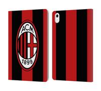Head Case Designs Licenza Ufficiale AC Milan Casa Kit Stemma 2026/27 Custodia Portafoglio in Pelle Compatibile con Apple iPad Air 11 2020/2022/2024/2025