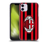 Head Case Designs Licenza Ufficiale AC Milan Home 2021/22 Kit Crest Custodia Cover Dura per Parte Posteriore Compatibile con Apple iPhone 11