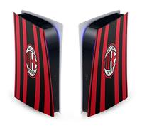 Head Case Designs Licenza Ufficiale AC Milan Home 2021/22 Kit Crest Vinile Frontalino Sticker Gaming Pelle Adesivo Compatibile con Sony Playstation 5 PS5 Digital Edition Console