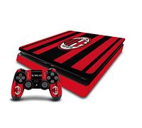 Head Case Designs Licenza Ufficiale AC Milan Home 2021/22 Kit Crest Vinile Sticker Gaming Pelle Adesivo Compatibile con Sony Playstation 4 PS4 Slim Console And DualShock 4 Controller