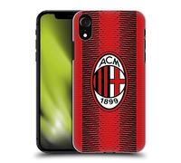 Head Case Designs Licenza Ufficiale AC Milan Home Kit per Stemma 2023/24 Custodia Cover Dura per Parte Posteriore Compatibile con Apple iPhone XR