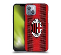 Head Case Designs Licenza Ufficiale AC Milan Home Kit per Stemma 2023/24 Custodia Cover Dura per Parte Posteriore Compatibile con Apple iPhone 14