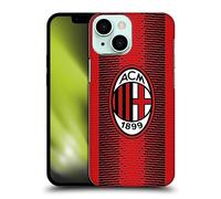 Head Case Designs Licenza Ufficiale AC Milan Home Kit per Stemma 2023/24 Custodia Cover Dura per Parte Posteriore Compatibile con Apple iPhone 13 Mini