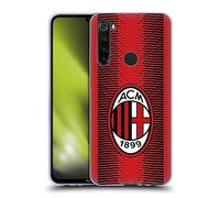 Head Case Designs Licenza Ufficiale AC Milan Home Kit per Stemma 2023/24 Custodia Cover in Morbido Gel Compatibile con Xiaomi Redmi Note 8T