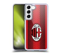 Head Case Designs Licenza Ufficiale AC Milan Home Kit per Stemma 2023/24 Custodia in Gel [Protezione di Grado Militare] Compatibile con Samsung Galaxy S22 5G E Compatibile con MagSafe