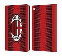 Head Case Designs Licenza Ufficiale AC Milan Home Kit per Stemma 2023/24 Custodia Portafoglio in Pelle Compatibile con Apple iPad Air 2 (2014)