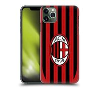 Head Case Designs Licenza Ufficiale AC Milan Home Kit per Stemma 2024/25 Custodia Cover Dura per Parte Posteriore Compatibile con Apple iPhone 11 PRO Max
