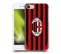 Head Case Designs Licenza Ufficiale AC Milan Home Kit per Stemma 2024/25 Custodia Cover Dura per Parte Posteriore Compatibile con Apple iPhone 7/8 / SE 2020 & 2022