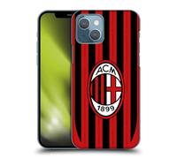 Head Case Designs Licenza Ufficiale AC Milan Home Kit per Stemma 2024/25 Custodia Cover Dura per Parte Posteriore Compatibile con Apple iPhone 13