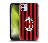 Head Case Designs Licenza Ufficiale AC Milan Home Kit per Stemma 2024/25 Custodia Cover Dura per Parte Posteriore Compatibile con Apple iPhone 11