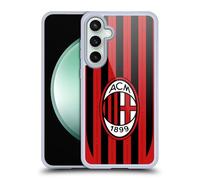 Head Case Designs Licenza Ufficiale AC Milan Home Kit per Stemma 2024/25 Custodia in Gel [Protezione di Grado Militare] Compatibile con Samsung Galaxy S23 Fe 5G E Compatibile con MagSafe